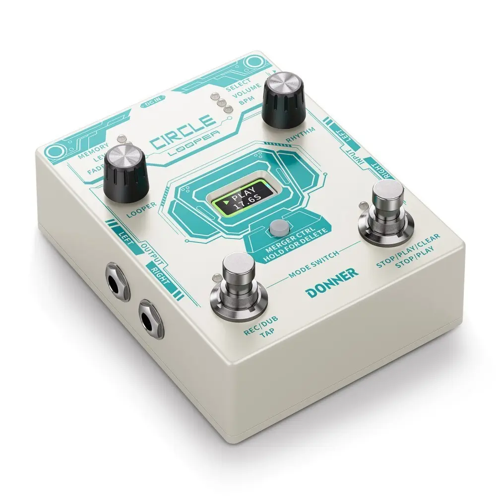 Pedal de Efectos Looper Donner EC1289
