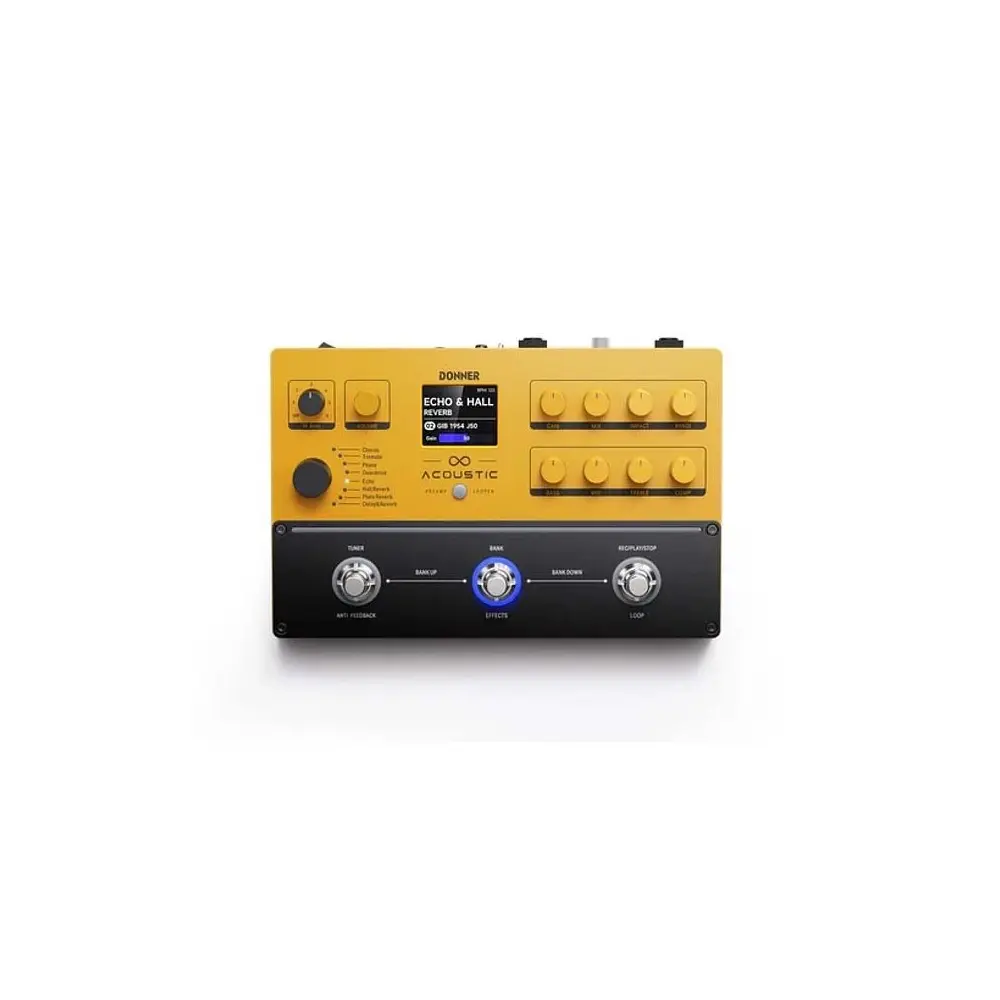 Pedalera Multiefecto y Looper Donner EC7138