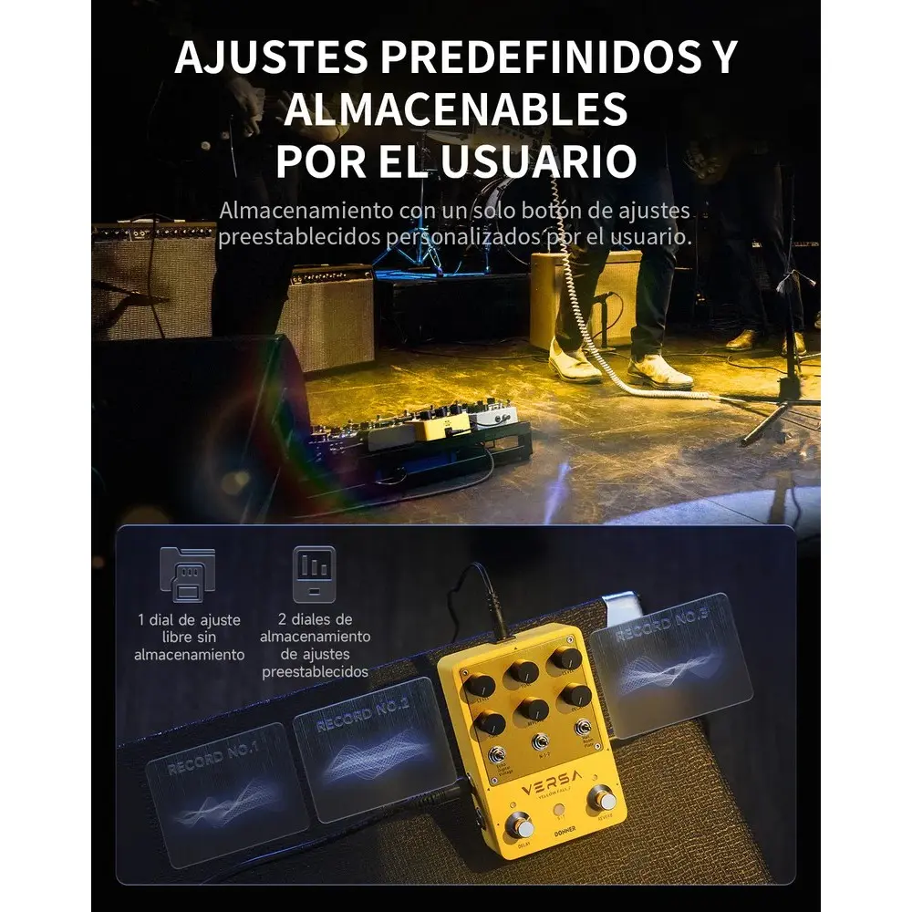 Pedal De Efecto Delay Reverb Donner EC6926
