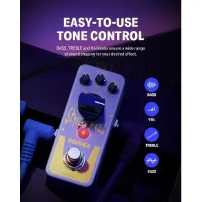 Pedal De Efecto Fuzz Donner EC6643