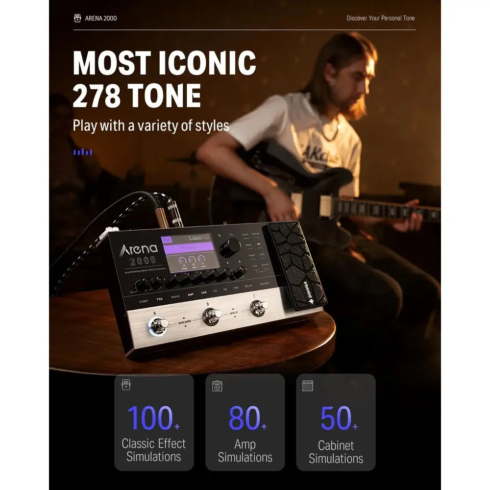Pedalera Multiefecto Donner EC1790