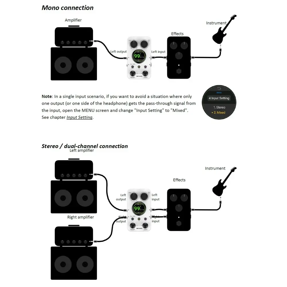 Pedal Efectos Looper Mooer GL100