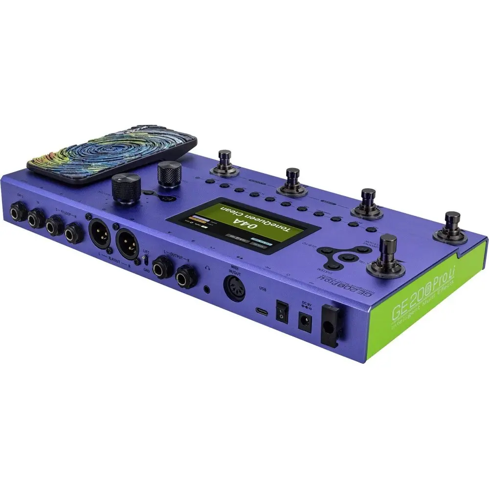 Pedalera Multi Efectos Mooer GE200 Pro Li