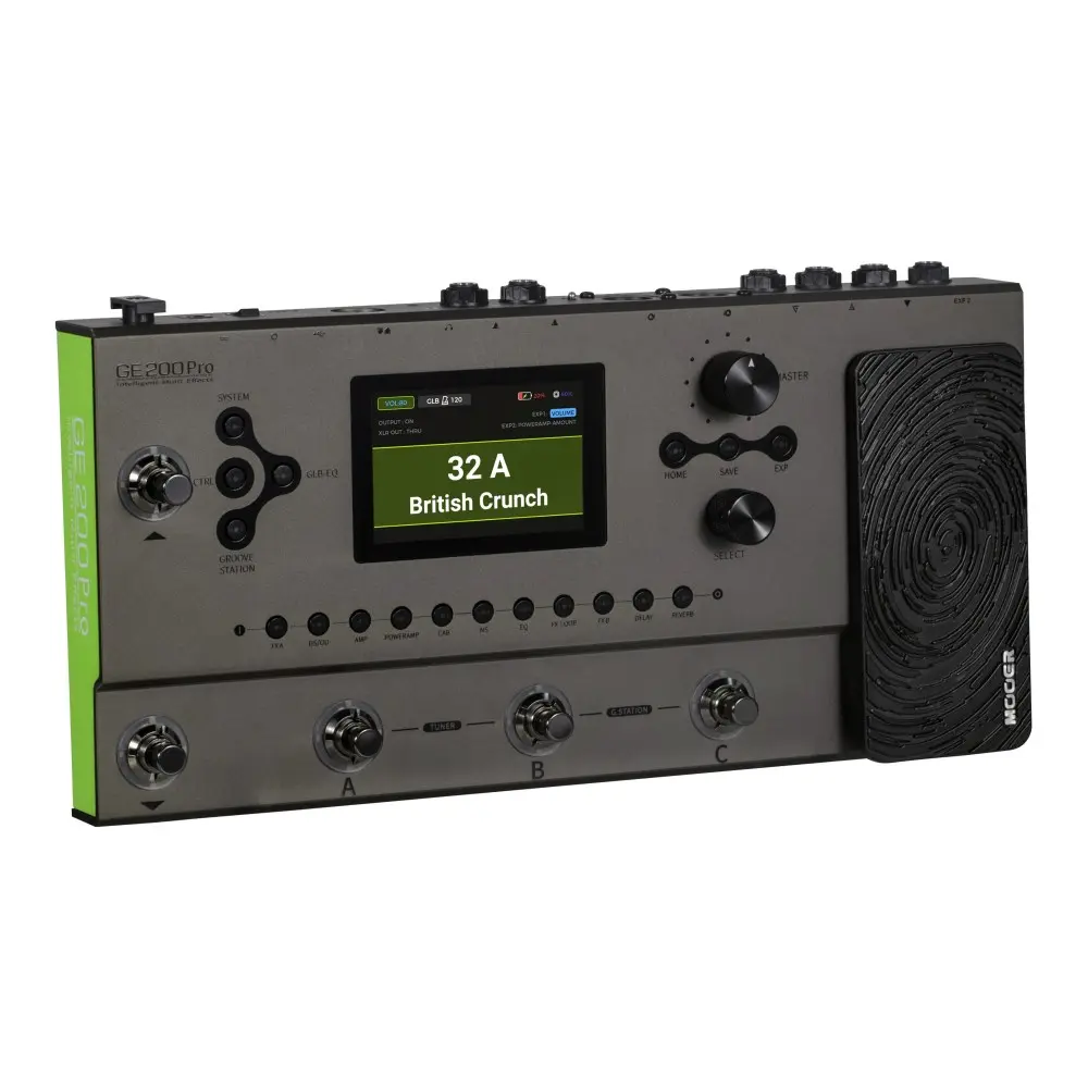 Pedalera Multi Efectos Mooer GE200 Pro