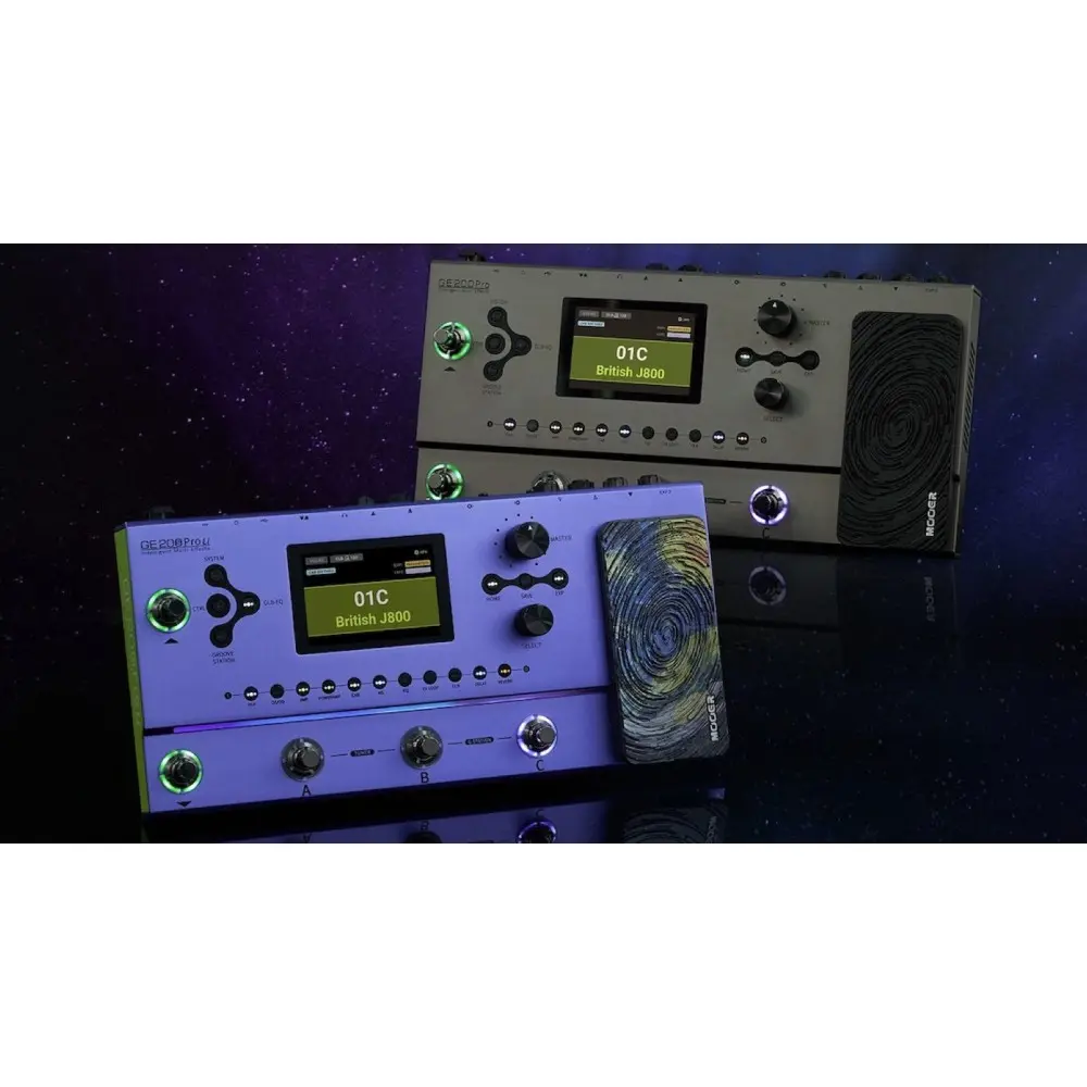 Pedalera Multi Efectos Mooer GE200 Pro