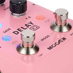 Pedal de Efecto Delay Mooer D7 DELAY X2