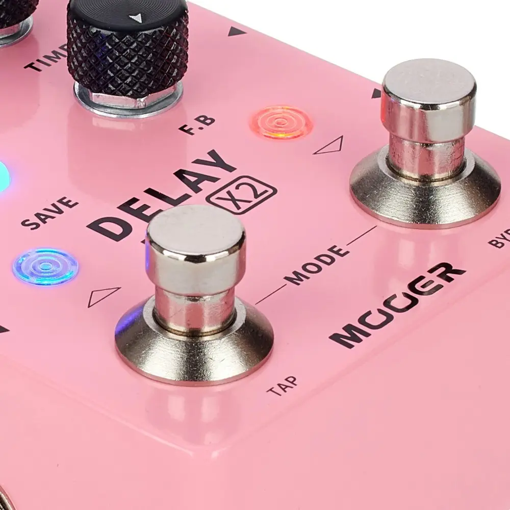 Pedal de Efecto Delay Mooer D7 DELAY X2