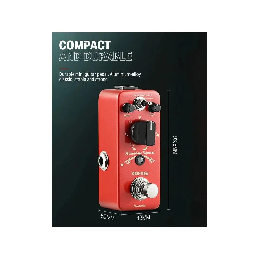 Pedal De Efecto Harmonic Octavador Squier Donner EC966