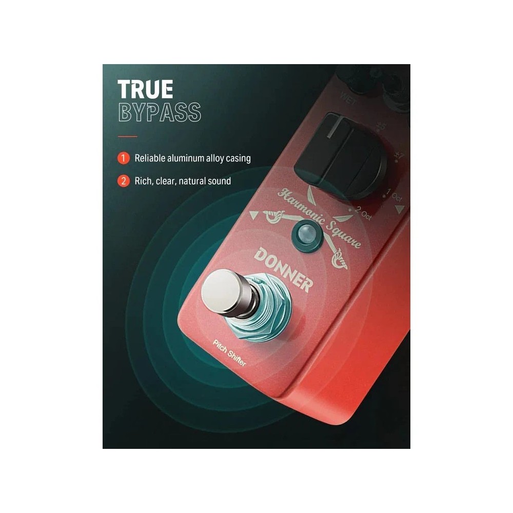 Pedal De Efecto Harmonic Octavador Squier Donner EC966