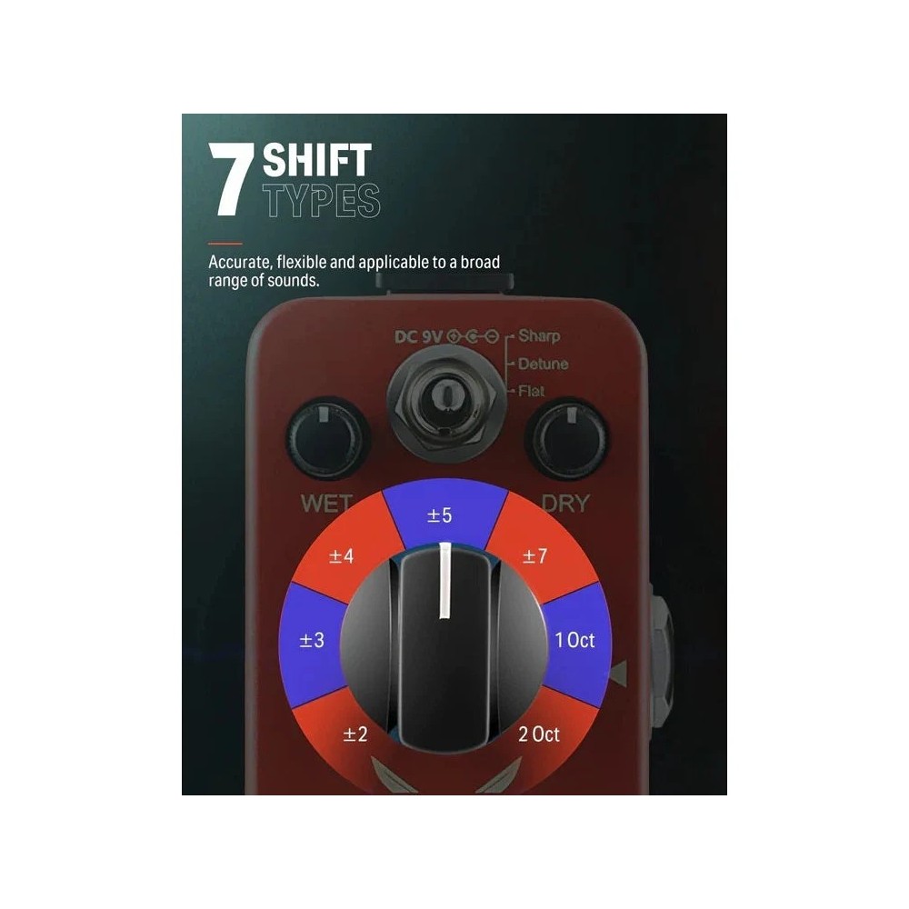 Pedal De Efecto Harmonic Octavador Squier Donner EC966