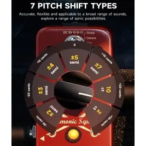 Pedal De Efecto Harmonic Octavador Squier Donner EC966
