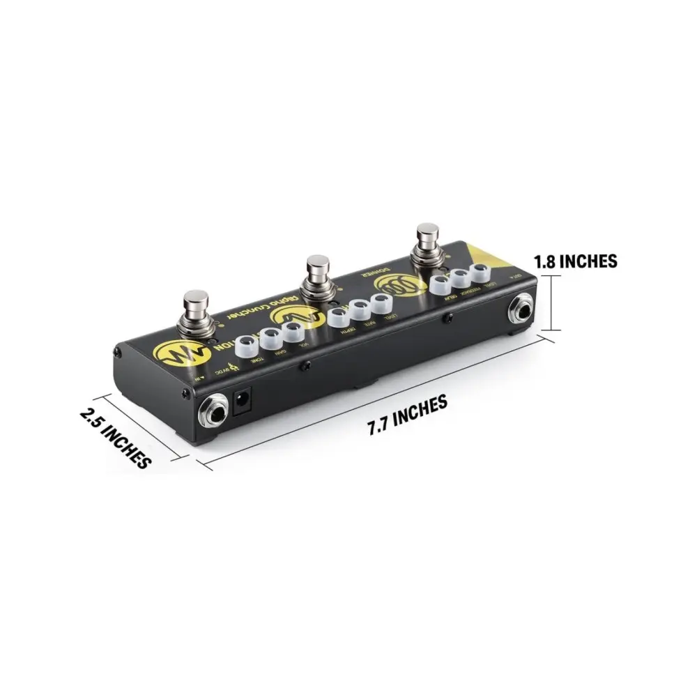 Pedal Multiefecto Delay Chorus Distortion Donner EC962