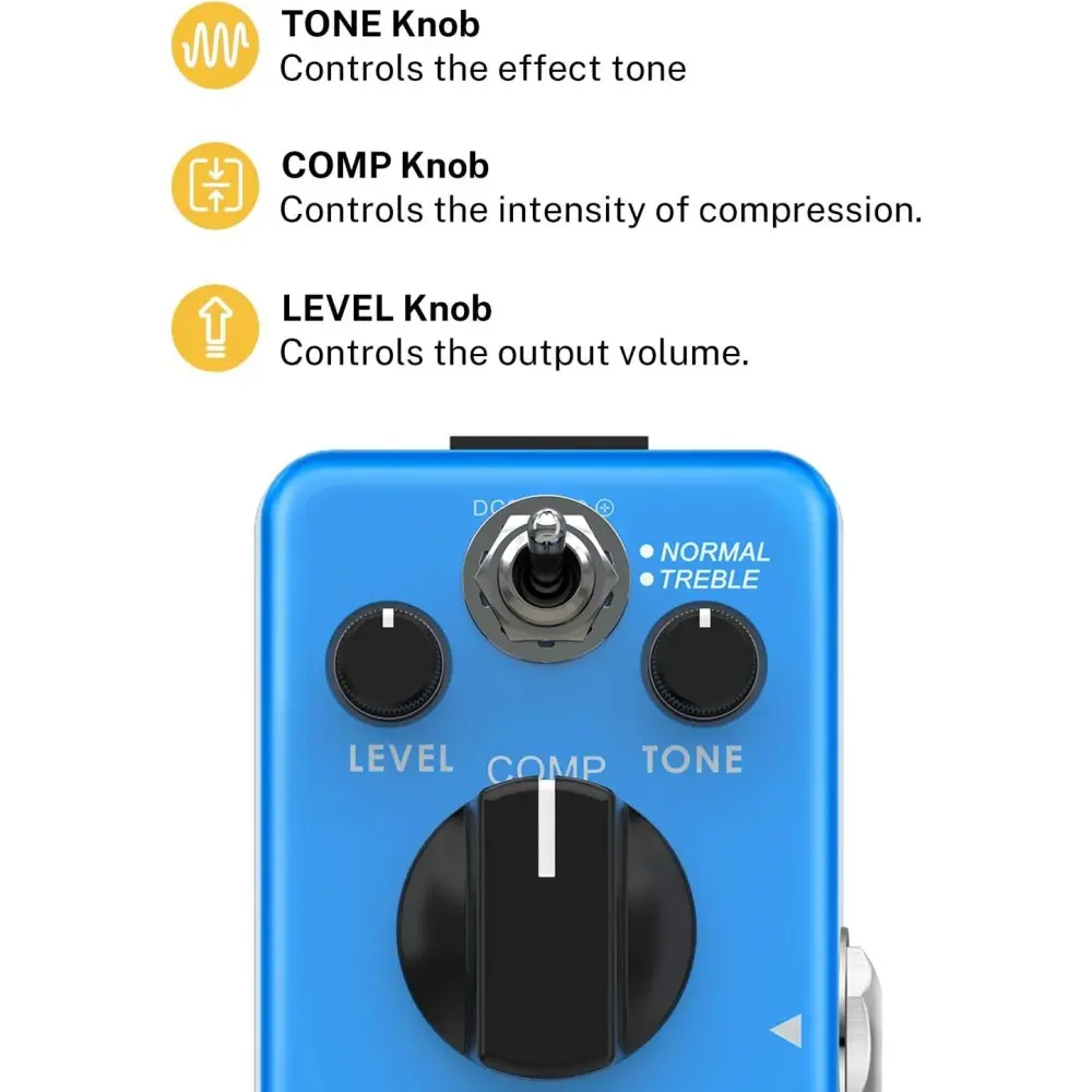 Pedal De Efecto Compressor Donner EC888