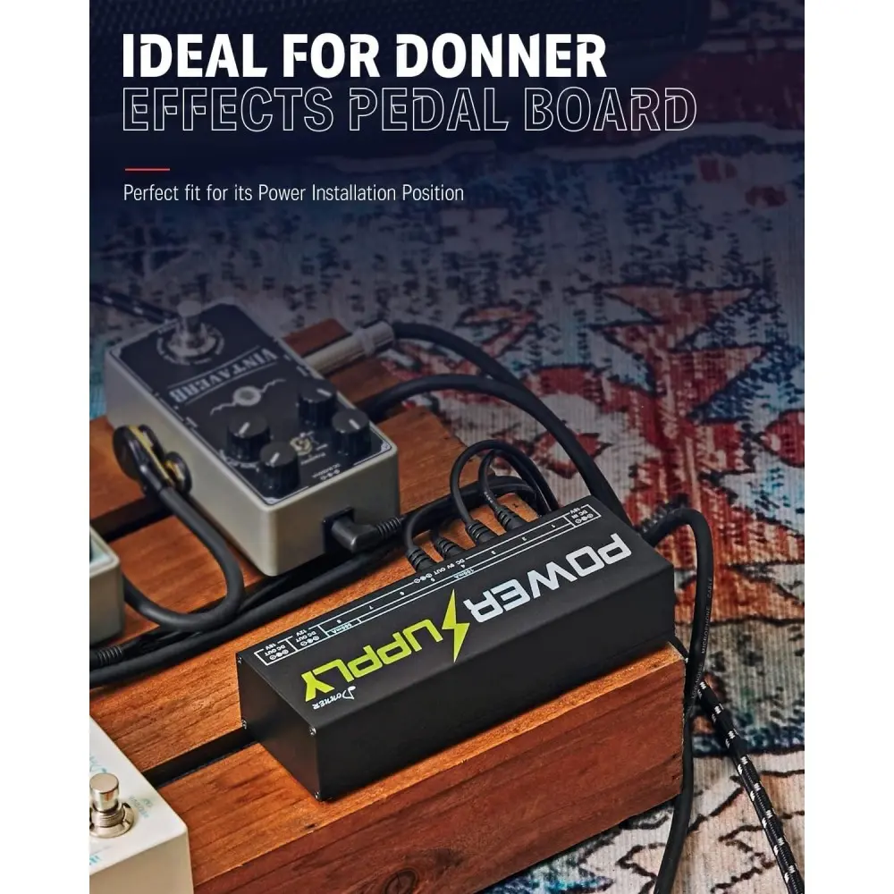 Fuente De Alimentacion para pedales Donner EC812