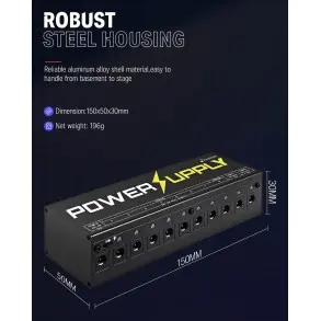 Fuente De Alimentacion para pedales Donner EC812