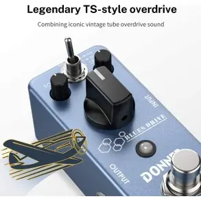 Pedal De Efecto Blues Overdrive Donner EC743