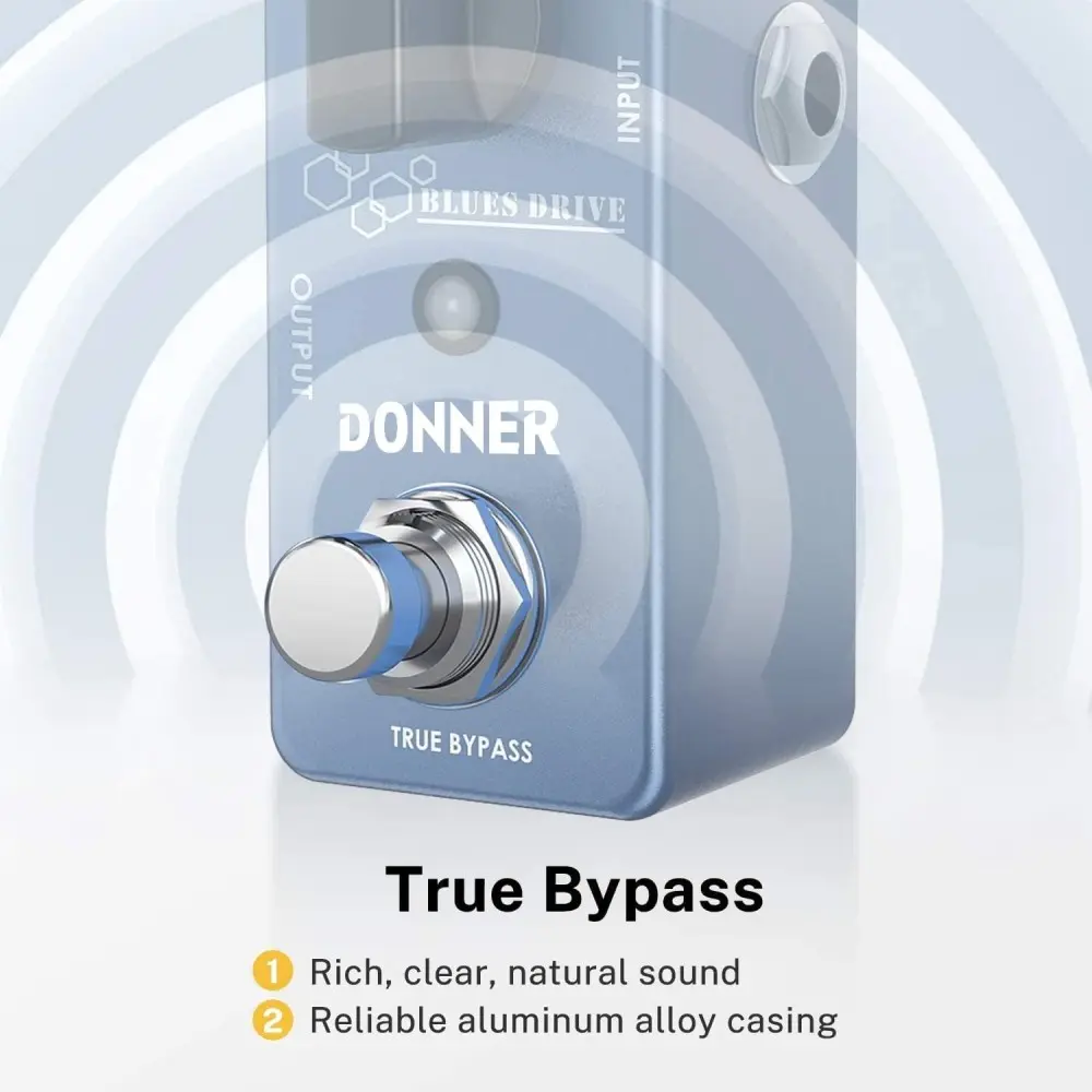 Pedal De Efecto Blues Overdrive Donner EC743
