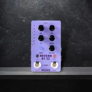 Pedal Efectos Reverb Mooer R7 REVERB X2
