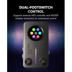 Pedalera Multi Efectos Mooer Prime M2 GRAY