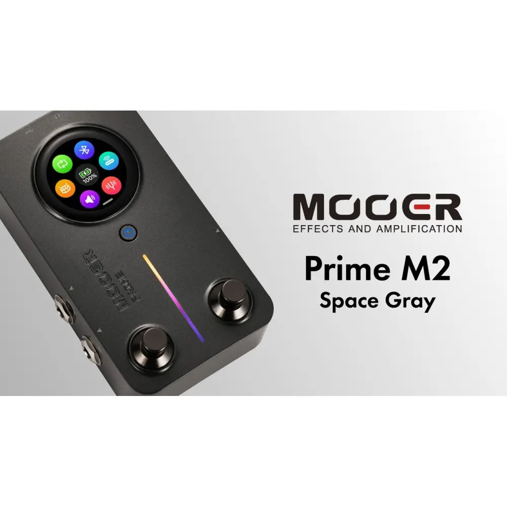Pedalera Multi Efectos Mooer Prime M2 GRAY