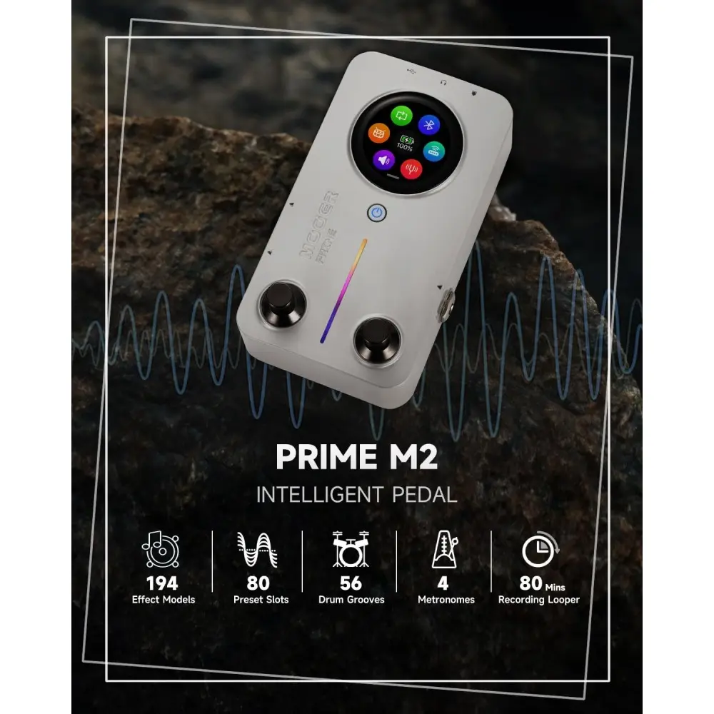 Pedalera Multi Efectos Mooer Prime M2 GRAY