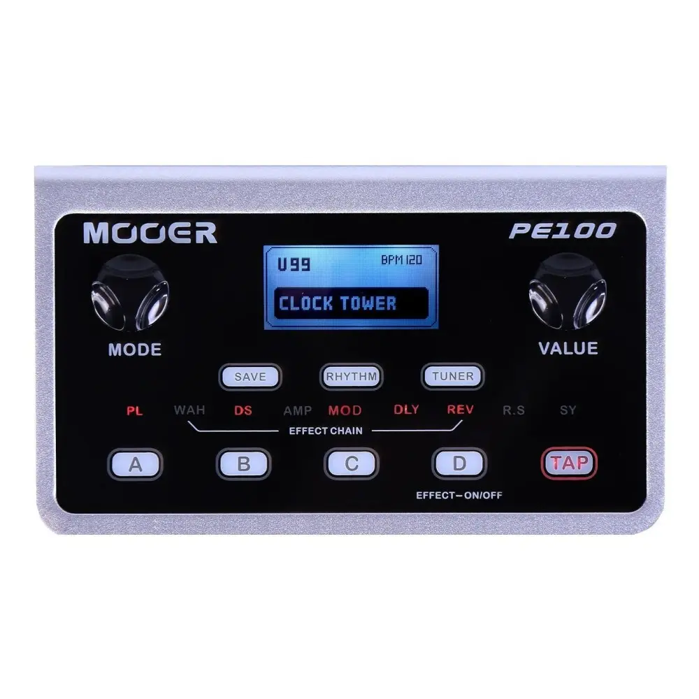 Pedalera Multi Efectos Mooer PE100