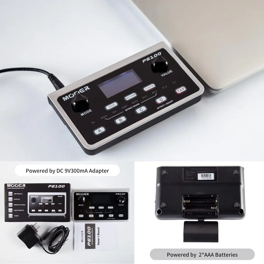 Pedalera Multi Efectos Mooer PE100