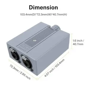 Amplificador de Auriculares Stereo Donner EC1302