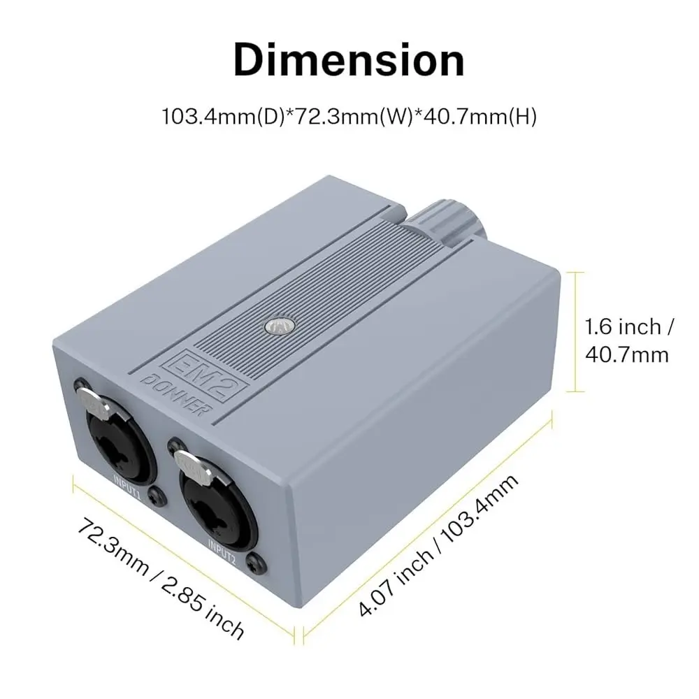 Amplificador de Auriculares Stereo Donner EC1302