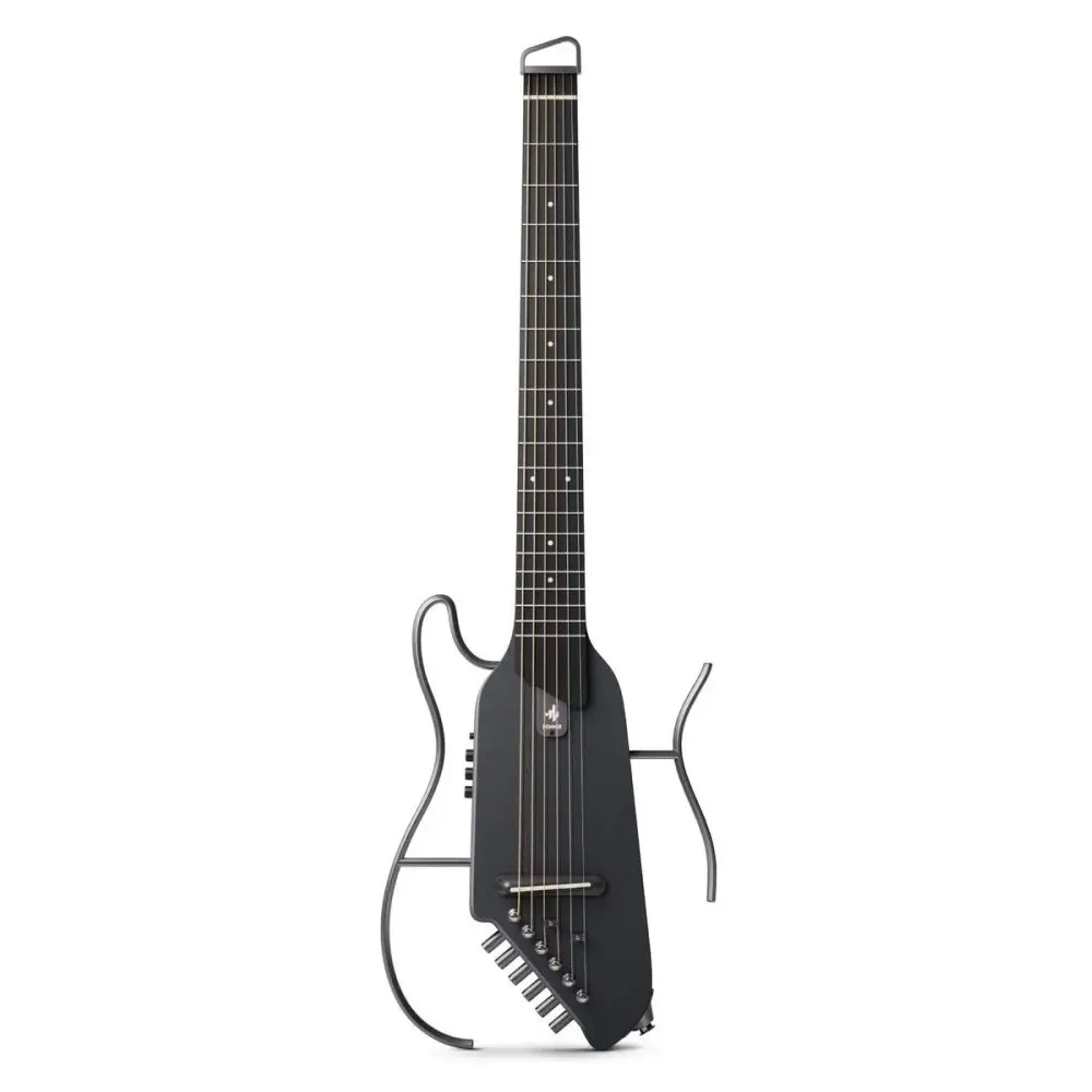 Guitarra Electroacustica de Viaje Negra Donner EC1782