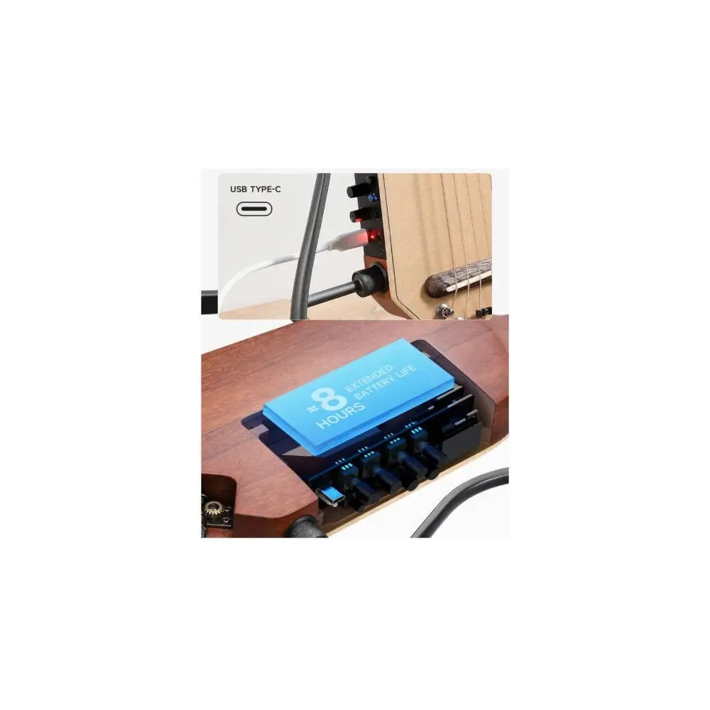 Guitarra Electroacustica de Viaje Donner EC6866