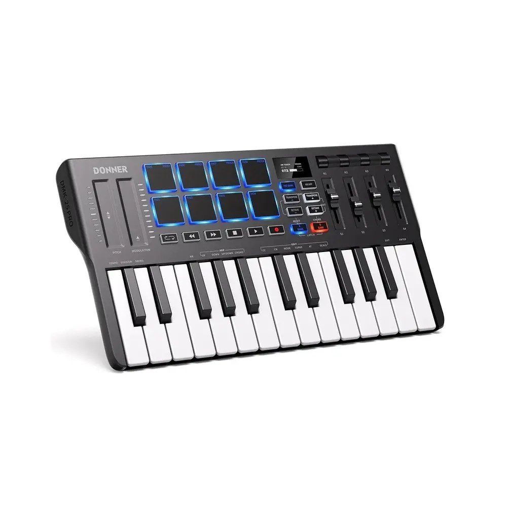 Controlador Midi Pro 25 Teclas Donner EC6783