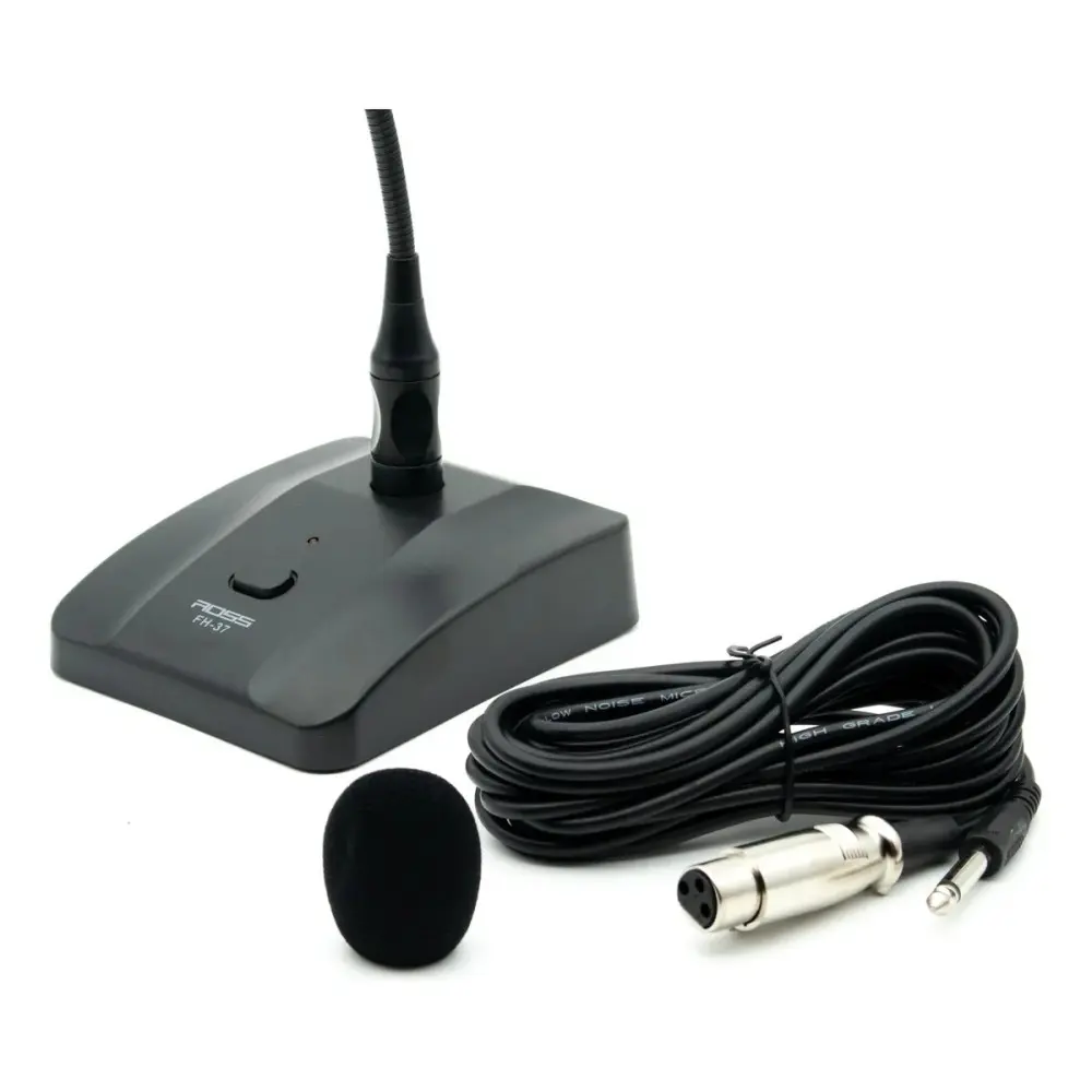 Microfono de Podio con Mute Ross FH-37