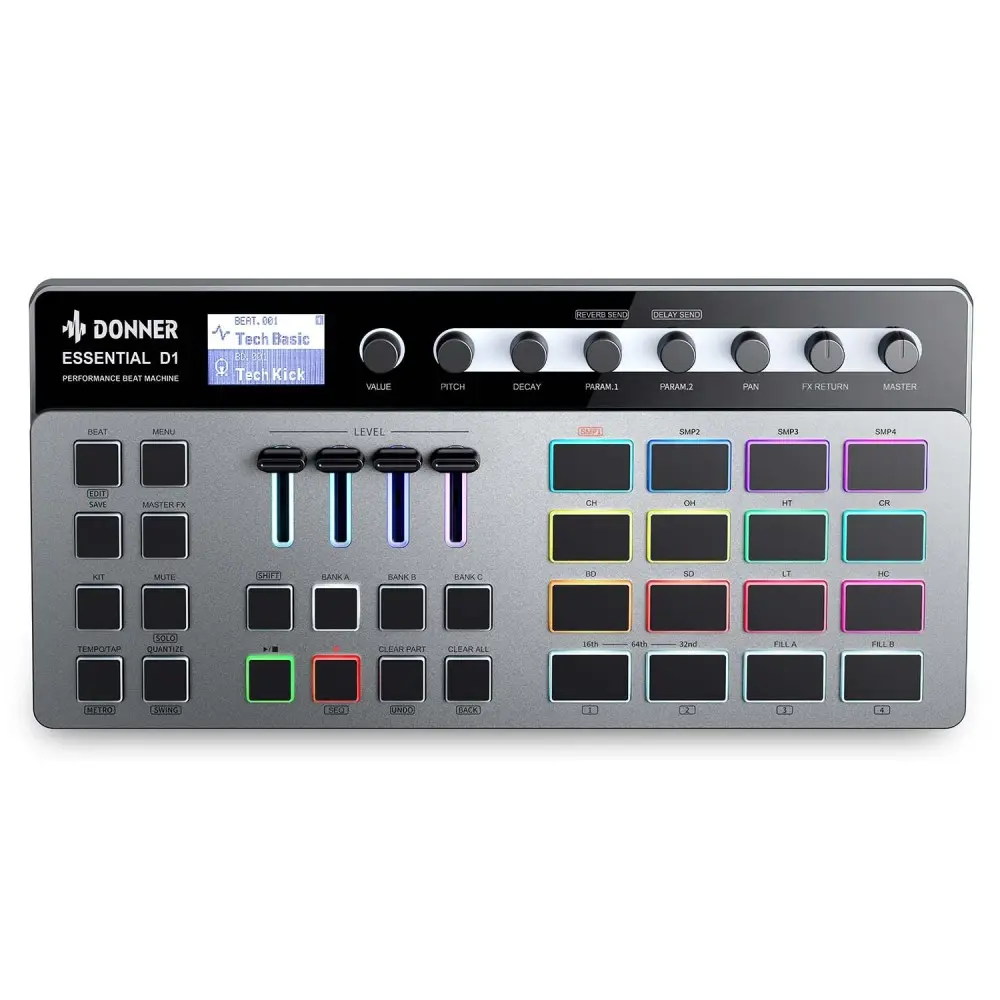 Caja De Ritmos 16 Pads Donner EC6685