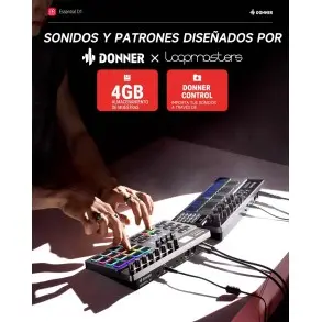 Caja De Ritmos 16 Pads Donner EC6685