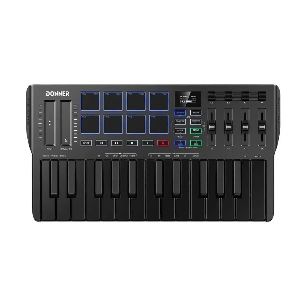 Controlador Midi 25 Teclas Donner EC3360