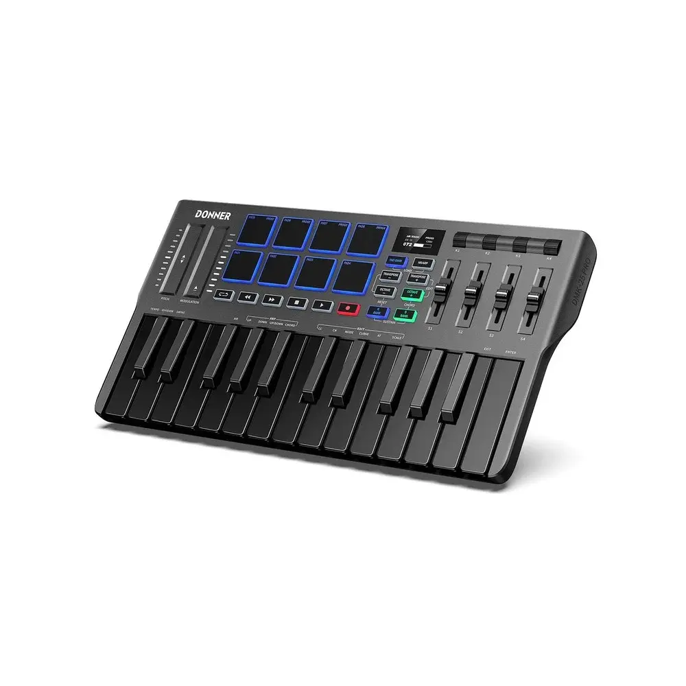 Controlador Midi 25 Teclas Donner EC3360