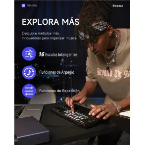 Controlador Midi 25 Teclas Donner EC3360