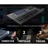 Controlador Midi 25 Teclas Donner EC3360