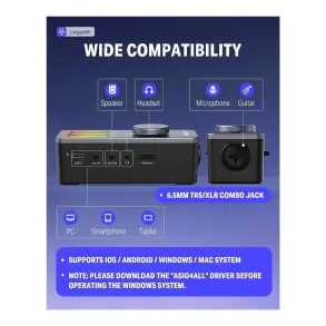 Interfaz De Audio USB Donner EC2817