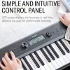 Teclado Digital Sensitivo Banqueta Soporte Microfono 61 Teclas Donner EC3095