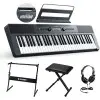 Teclado Digital Sensitivo Banqueta Soporte Microfono 61 Teclas Donner EC3095