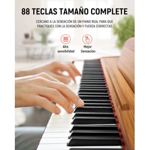 Piano Digital Color Madera 88 Teclas Donner EC3200