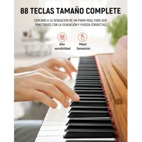 Piano Digital Color Madera 88 Teclas Donner EC3200