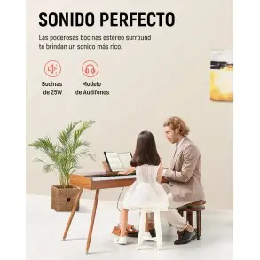 Piano Digital Color Madera 88 Teclas Donner EC3200