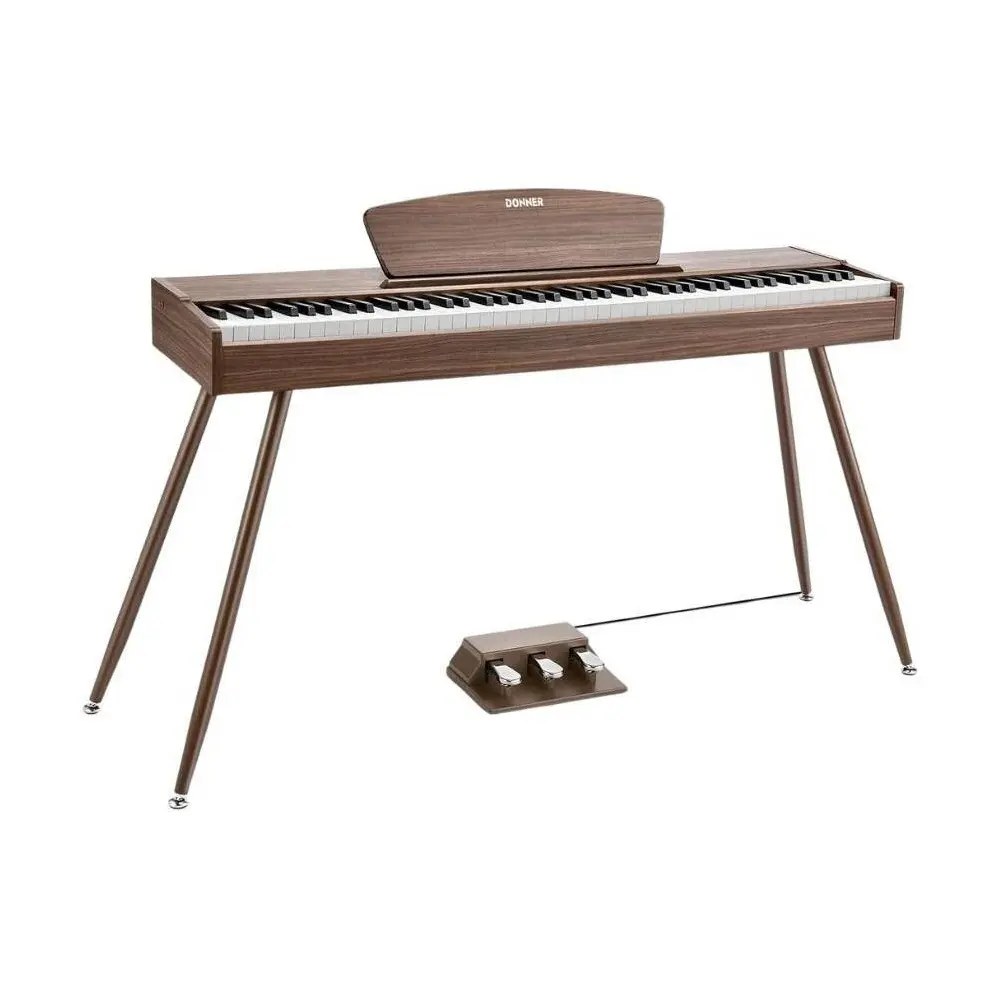 Piano Digital Color Nogal 88 Teclas Donner EC6766