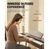 Piano Digital Color Nogal 88 Teclas Donner EC6766