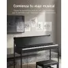 Piano Digital 88 Teclas Negro Donner EC7135