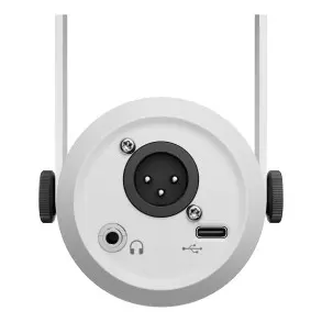Micrófono Relacart Pm2w Blanco Podcast Dinámico Xlr Usb Tipo Mv7