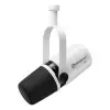 Micrófono Relacart Pm2w Blanco Podcast Dinámico Xlr Usb Tipo Mv7